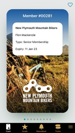 Hivepass membership management app screenshot