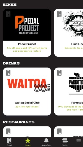 Hivepass club membership partner card app screenshot